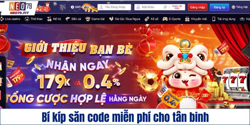Bí kíp săn code miễn phí cho anh em tân binh