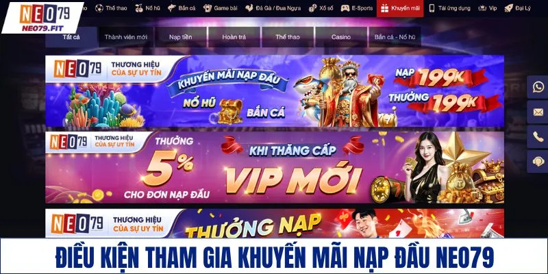 Điều kiện áp dụng khuyến mãi