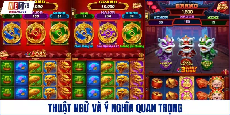 Các thuật ngữ quan trọng cần nắm trong trò chơi