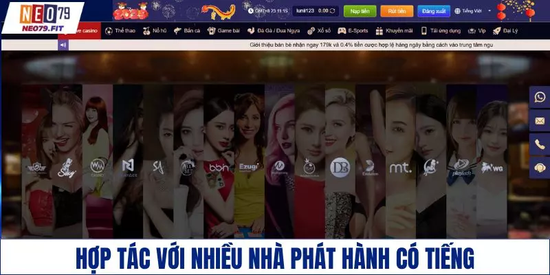 Hợp tác với những nhà phát hành có tiếng