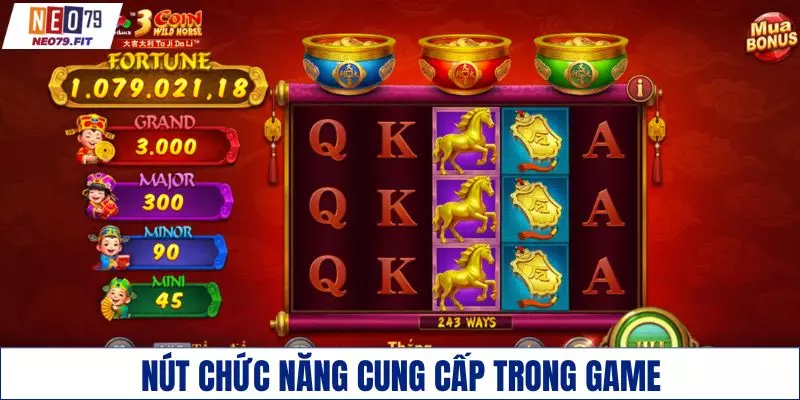 Nút chức năng hỗ trợ trong quá trình tham gia